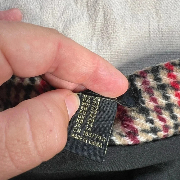 Forever 21 Plaid Flannel Mini Skirt Size 29 Multicolor Short Zip Up - Picture 6 of 12